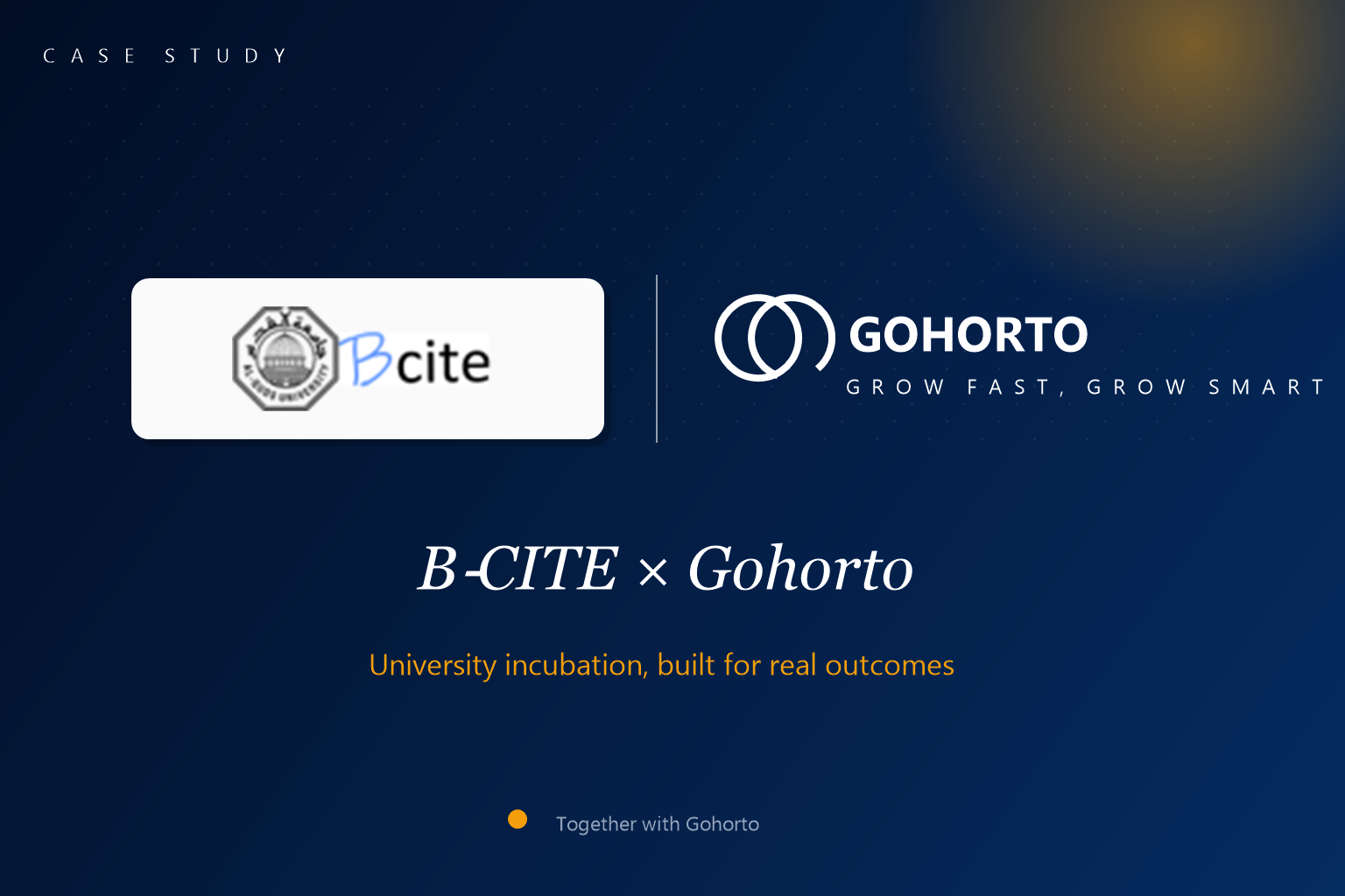 Al‑Quds University · B‑CITE × Gohorto case study cover