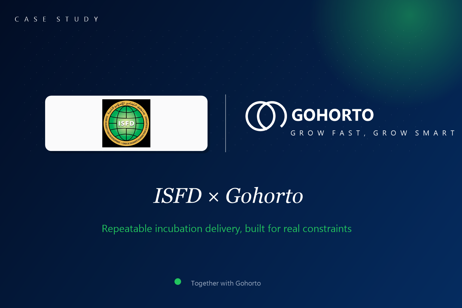 Islamic Solidarity Fund for Development (ISFD) × Gohorto case study cover