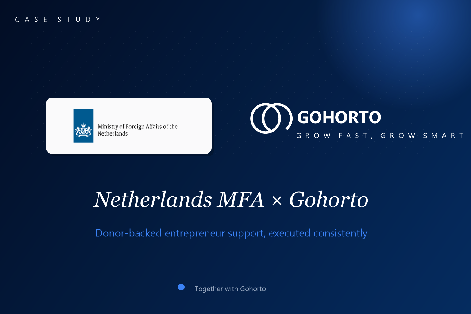 Ministry of Foreign Affairs of the Netherlands × Gohorto case study cover